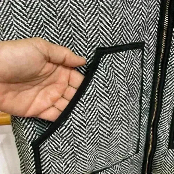 Merokeety classic herringbone Quilted Puffer Vest Sleeveless jacket vest-size S - Picture 8 of 11